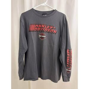 Harley Davidson Long Sleeve "Loud and Clear T Shirt, size L